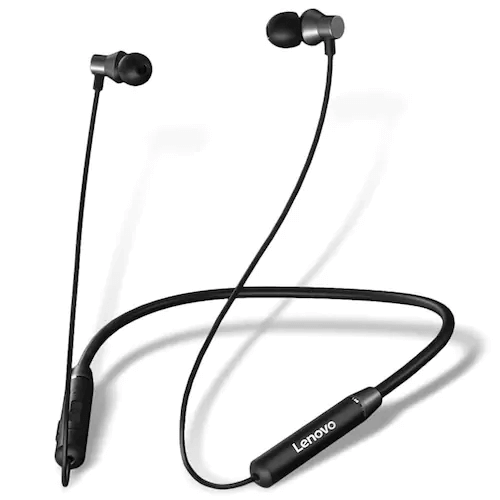 Lenovo HE05 wireless in-ear neckband earphones - Black