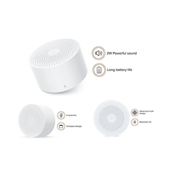 Mi Compact Mini Bluetooth Speaker 2 Global Version - White