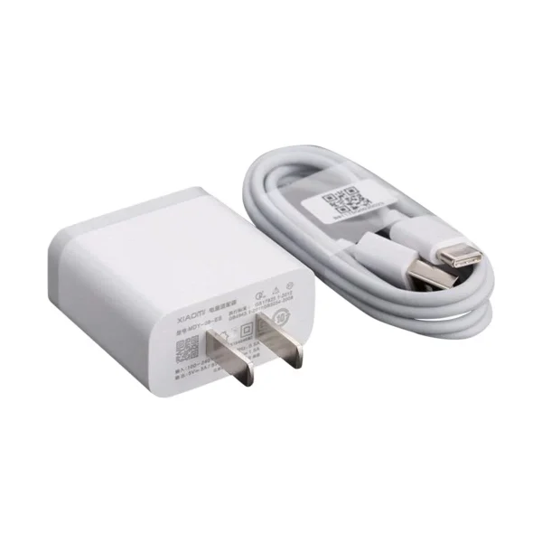 Xiaomi 3A Charger With  Type-C Cable - White