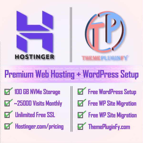 Hostinger-Package.png Hostinger’s Premium Hosting: 100 GB SSD Storage for Effortless Best Performance (1-Year Plan)