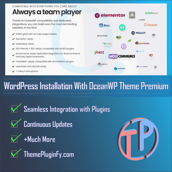 OceanWP-4.png WordPress Installation with OceanWP Premium Theme - Unlimited 2024