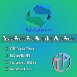 RevivePress-Pro-Plugin.png RevivePress Pro: The #1 WordPress Plugin to Republish and Boost Content Visibility