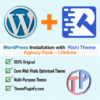 WP-Rishi-Theme.png WordPress Installation with Rishi Theme Agency Pack - Lifetime 2024